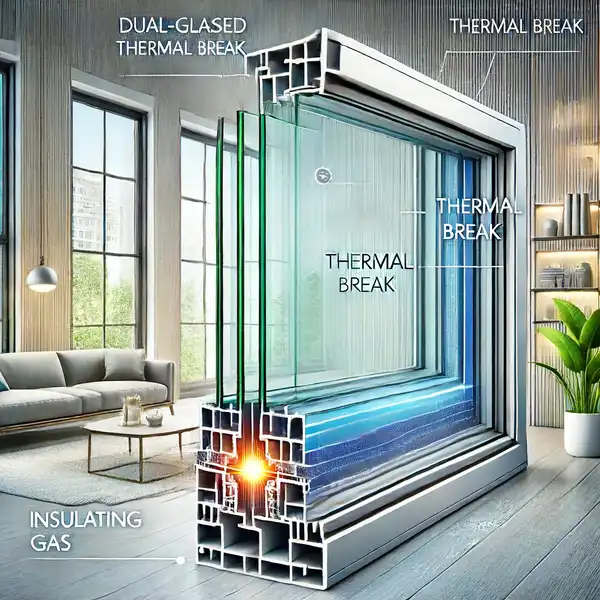 پنجره دوجداره ترمال بریک: راهنمای جامع